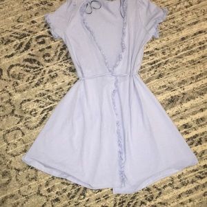 forever 21 light blue mini dress xs